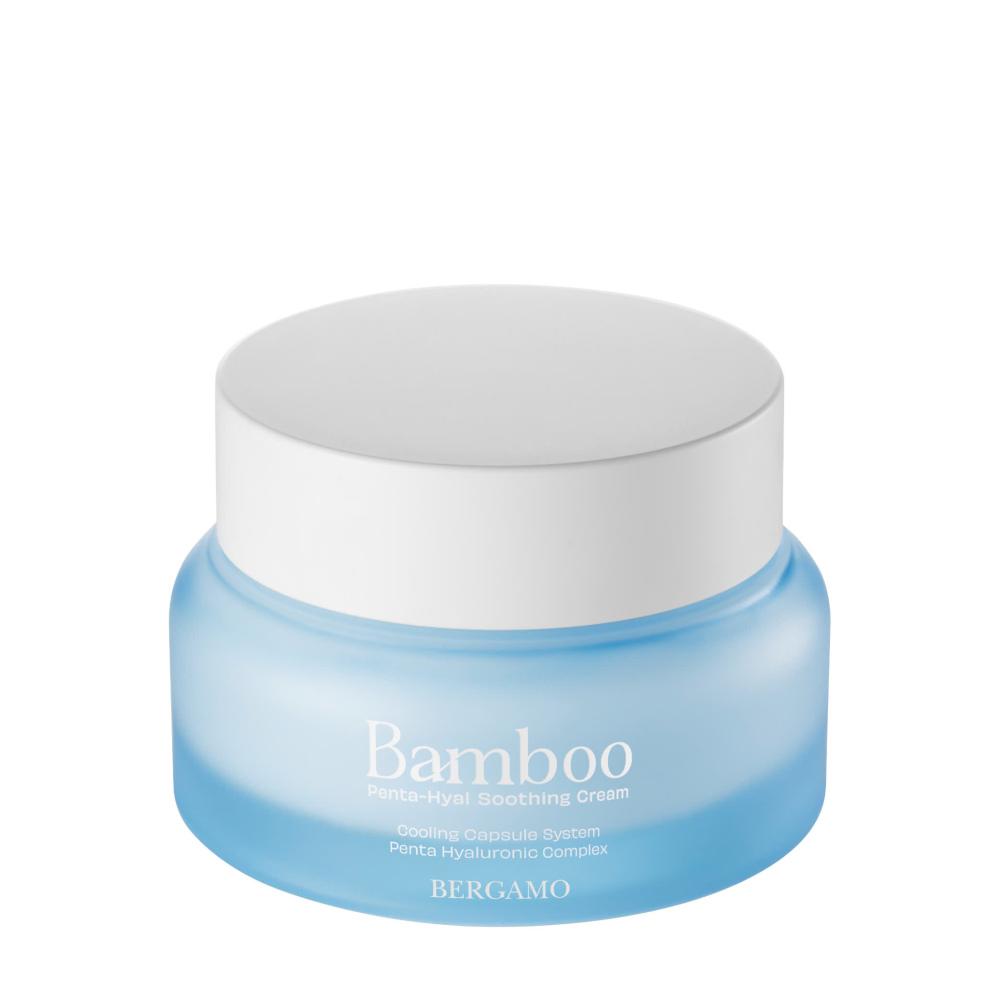 BERGAMO - BAMBOO Intensywnie nawilżający krem chłodzący z bambusem i hialuronem, 50g