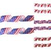 Meter 2 Festive Stars And Stripes Fabric Ribbon Ideal For July Fourth Celebrations