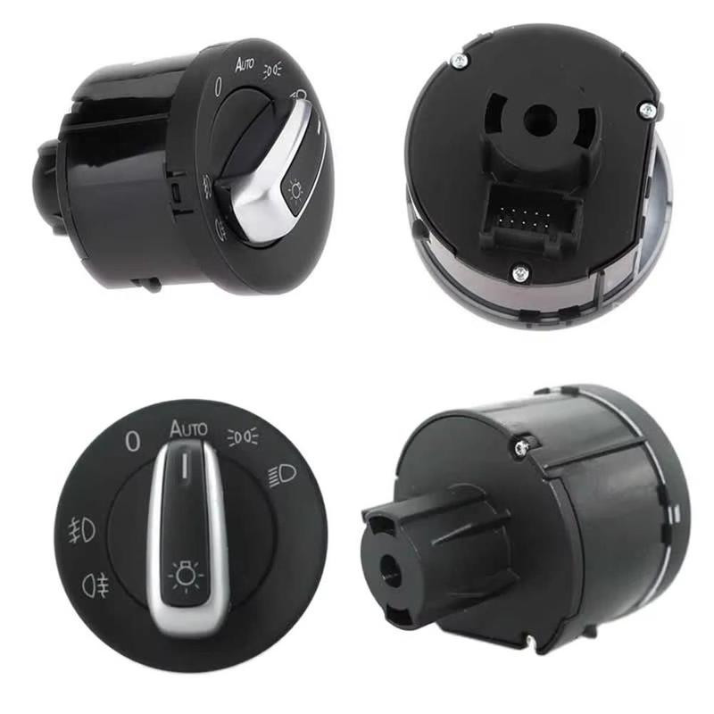 6pcs/set Switch For VW Headlight Side Mirror Master Window Door Switch Set for VW Golf MK5 6 Jetta MK 3 Passat B6 CC Golf Plus