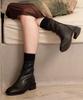 Cesti Back Slide Spandex Ankle Boots (Black)
