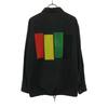 DISCOVERED Made In Japan Long Sleeve Shirt Jacket 1 Black Back Print Men's Used