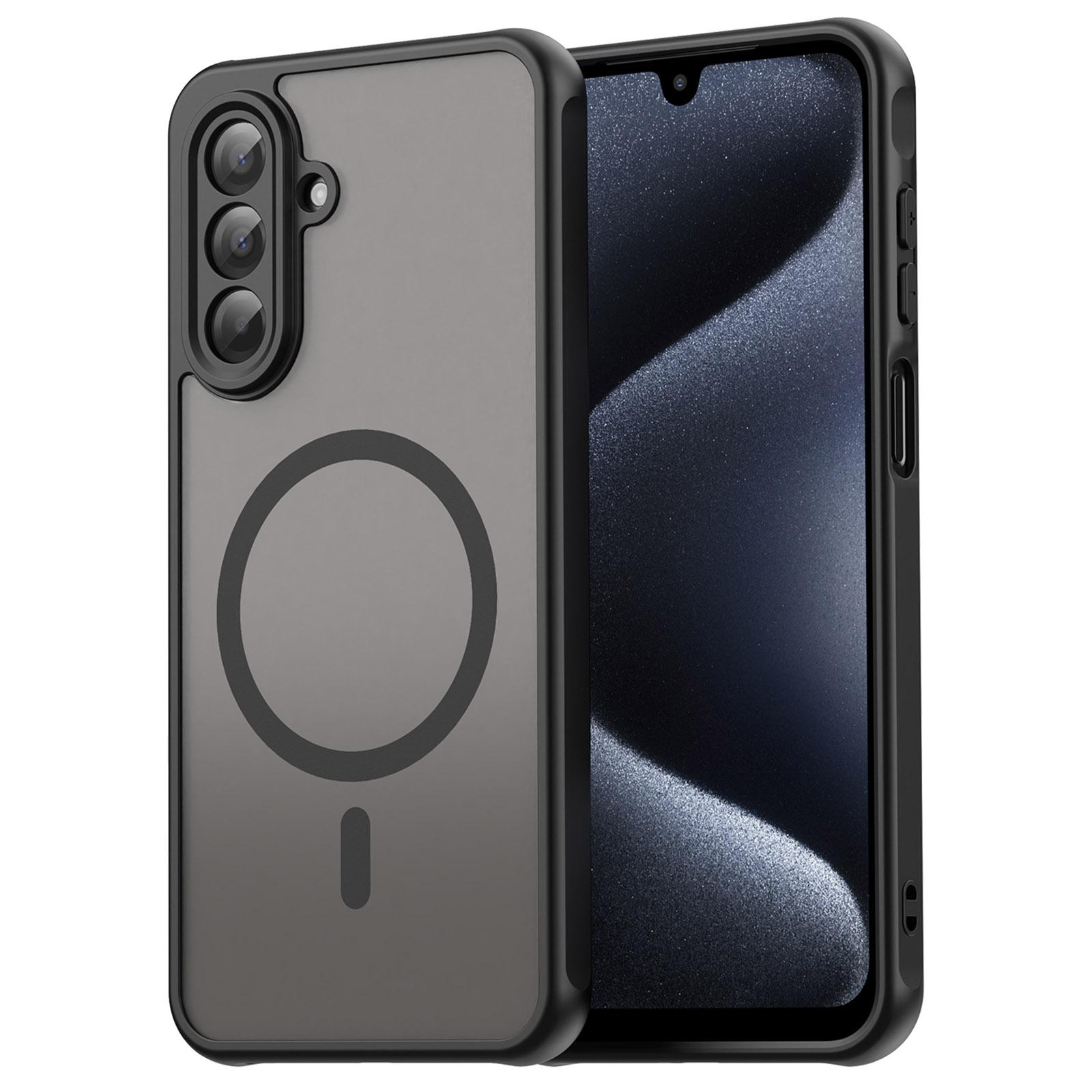 

For Samsung Galaxy A17 5G Case Compatible with MagSafe Anti Drop PC+TPU Phone Cover Black