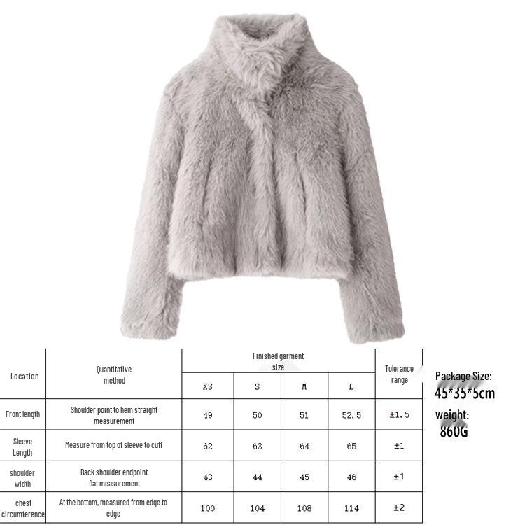 Women's Winter Lambswool Thick Cardigan Coat - New Fur Series