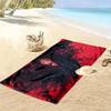 Madara Uchiha Print Beach Towel, Large Soft Quick Dry Towel for Beach Camping Swimming