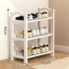 3-Laags Schoenrek Ruimtebesparende Schoenopslag Organizer Compacte Schoenplank Voor Entree Studentenkamer Appartement Onder Bureau Thuis