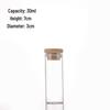 Available: Bamboo Lid Glass Test Tube 30mm with Rubber Ring Cork, Ideal for Flower Tea Storage, Moisture-Proof, and Portioning.