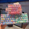 Fidget Tastatur Schlüsselanhänger Kleeblatt 26 Tasten Druckknöpfe Lanyard Einzigartige Stressbewältigung Neujahrsgeschenk für Teenager Kinder