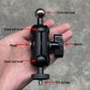 Universal Mobile Phone Bracket: 1/4" Turn-to-Screw Ball Head Adapter with Reverse Thread Accessories