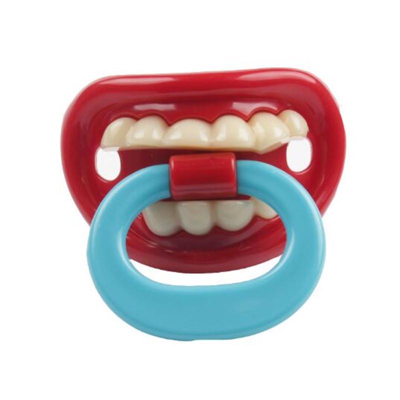 Buy 1Pc Lovely Baby Funny Dummy Prank Pacifier Novelty Teeth Children