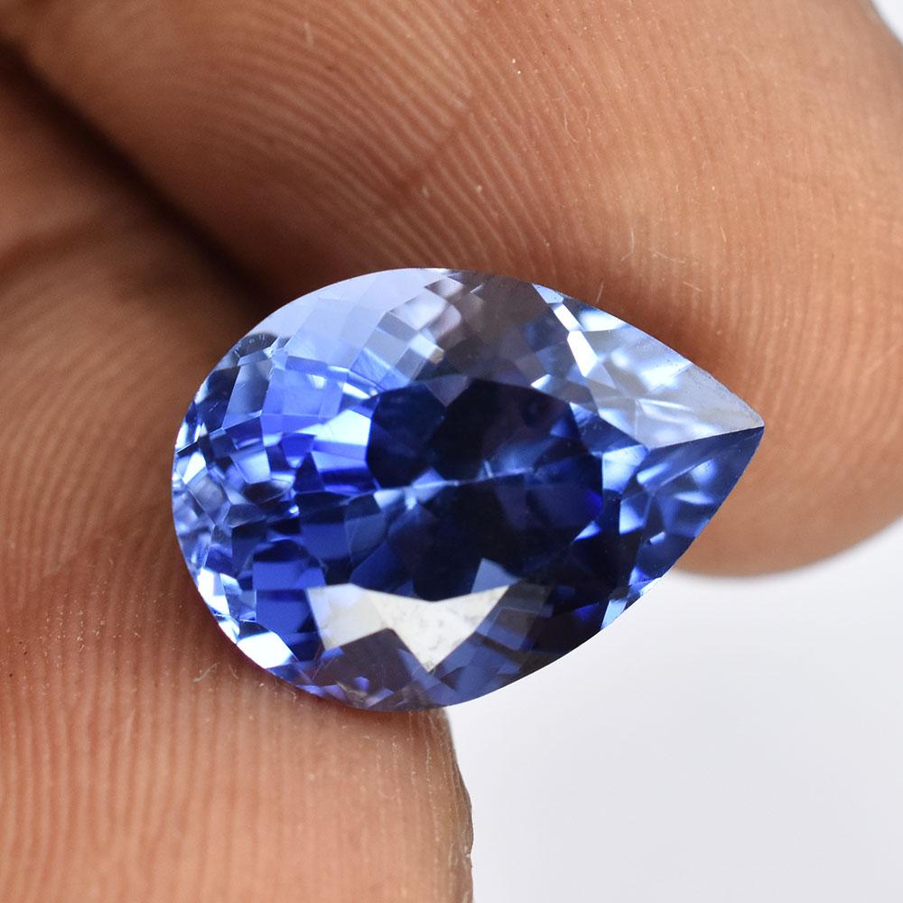 6.90CT STUNNING AA PEAR BLUE CEYLON SAPPHIRE NATURAL Gemstone