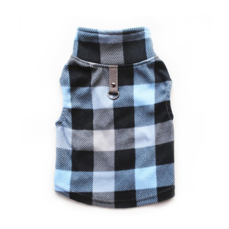 Warm Winter Dog Clothes Fleece Vest for Dog Puppy Fleece Clothing Soft Plaid Costume Doggy Autumn Winter Animal Pet Jacket Coat