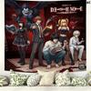Death Note Wall Tapestry Aesthetic Wall Hanging Printed Fabric Blanket Decorative Tapestries For Bedroom Living Room Home Decor