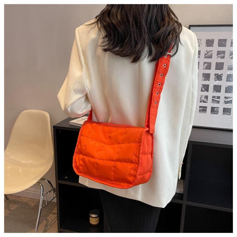 Women's Bag Minimalist Bag Plaid Tote Bag Crossbody Bag Solid Color Casual Bag