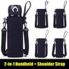 2 In 1 Portable Water Bottle Bag Outdoor Cup Cover Convenient Outdoor Travel Thermos Cup Cover Water Bottle Case