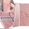 For Xiaomi Redmi K70E 5G/Poco X6 Pro 5G Case Butterfly Flower PU Leather Handbag Phone Cover