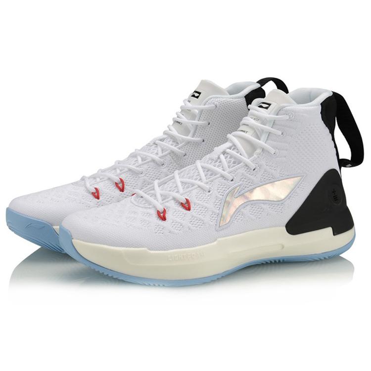 Li Ning YuShuai 13 Fabric Slip Resistant Abrasion Resistant Slip Resistant Abrasion Resistant High top Light Foam ABAP075-1