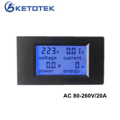 4 in1 20A/100A Tester digitale DC 6.5-100V Voltmetro Amperometro AC80-260V Volt Amp Meter Indicatore di tensione Corrente Misuratore di potenza