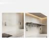 Grey Wall Mount Shelf Carbon Steel Under Desk Shelf Commercial Shelving For Restaurant