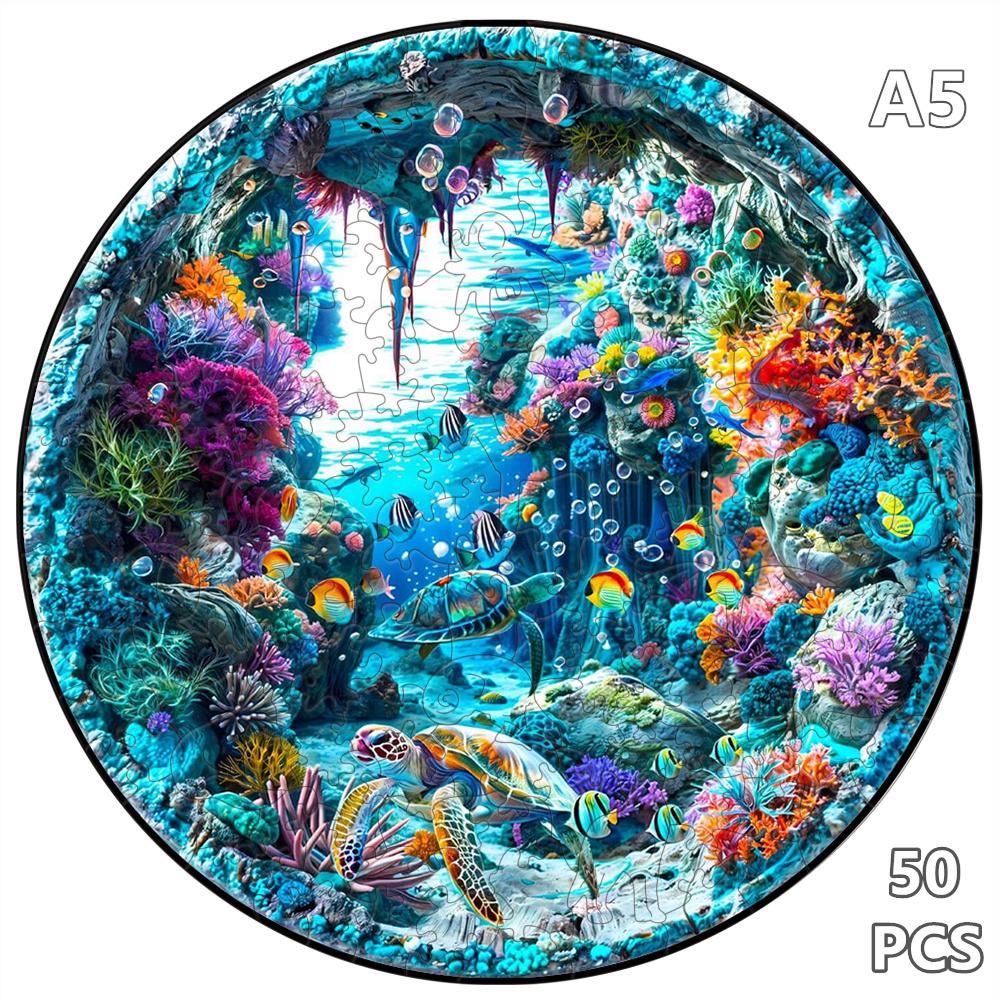 Meerjungfrau 3D Holzpuzzle Tier Spielzeug für Erwachsene Kinder Geburtstagsgeschenk Holzpuzzle Montessori Spiele Fidget Toys