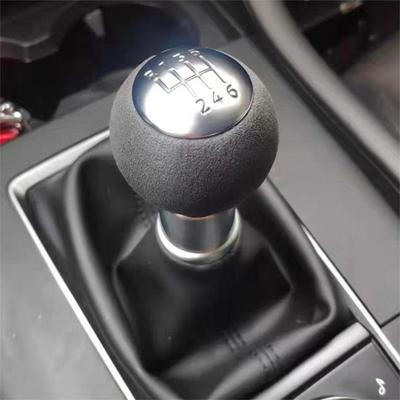 New Racing Leather 5 Speed 6 Speed Gear Shift Knob For Mazda 6 Mazda 3 Mazda 5 8 Cx-5 4 Gear Head
