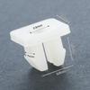 50Pcs Car Universal Fender Bumper Door Side Skirt Fixing Clip White Plastic Push Rivet Fender Clip For 5mm Hole Car Accessoires