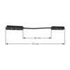 White angle connector for SMART TRACK 48V Magnetic Rails