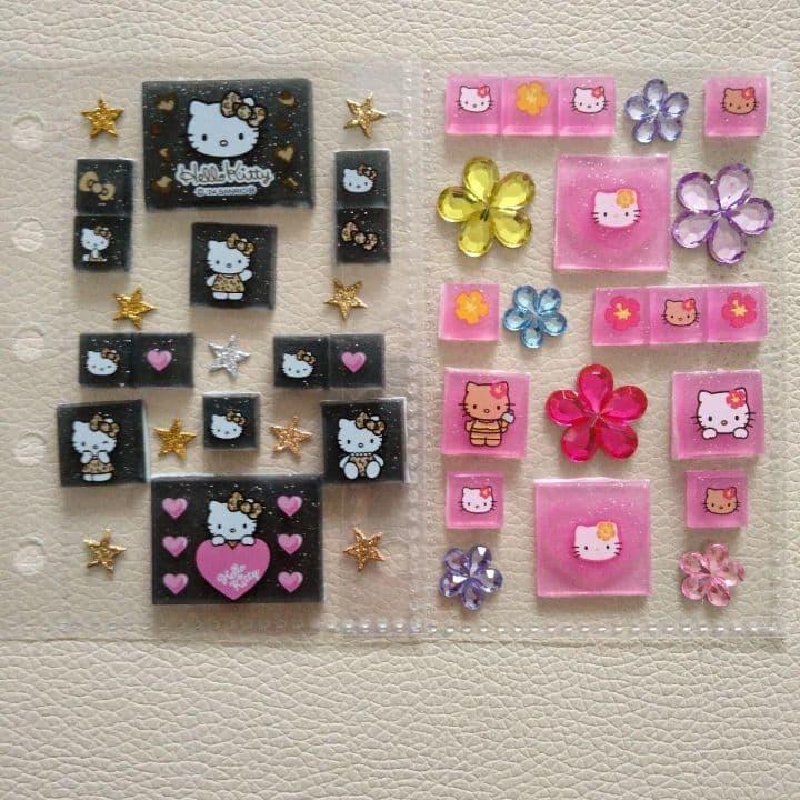 Used Complete Sticker Book Character Patch 8 Pages Tile Sticker Mini Sticker Book Included