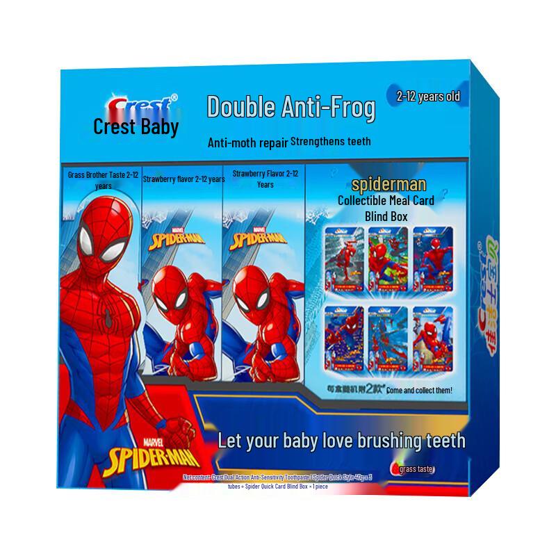 Crest Kids Spider-Man Anti-Cavity Toothpaste 3-Pack