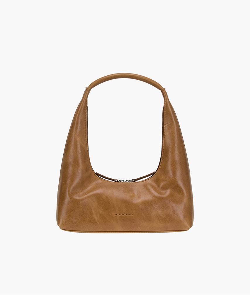 Margesherwood Hobo Shoulder_Saddle Brown Pull-Up