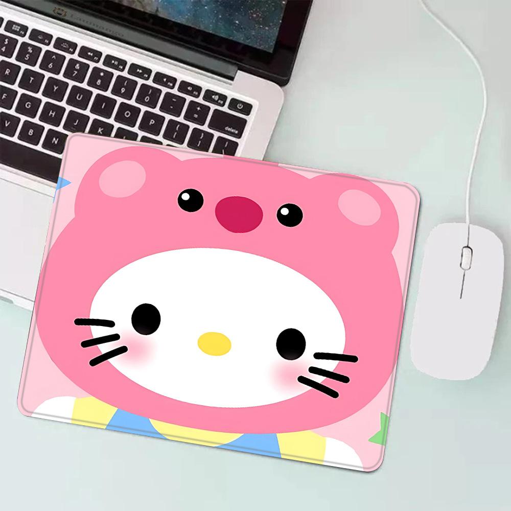 Hot Cartoon Cute Loopies Pink Gaming Mouse Pad XS Small Mousepad for PC Gamer Desktop Decoration Office Mouse Mat Deskmat Rug