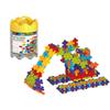 Doppelkreuz-Verriegelungsbausteine 6-Farben-Mischset Vorschul-Lern-STEM-Spielzeug Geschenk für Kinder ab 3-6 Jahren