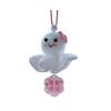 Crochet Sunny Doll Car Charm Handmade Knitted Car Rear View Mirror Hanging Ornaments for Automotive Interior Accessories