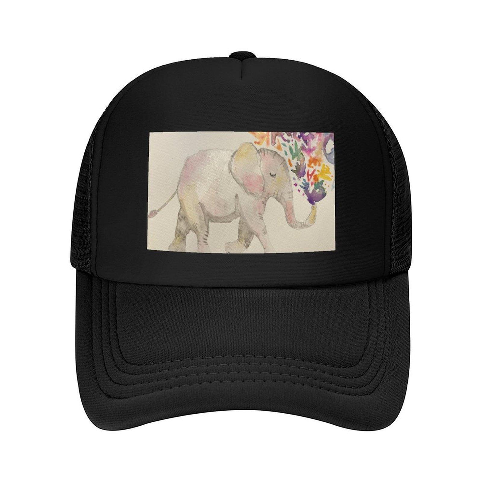 SLB Designs Happy Elephant Baseball Cap Streetwear Golf Wear sun caps Winter hat For Man Women s