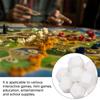 Dados Blancos Lisos, 30 Piezas Dados Poliedros de Plástico Escribibles para Enseñanza Dados de 12 Caras Dados de Plástico Lisos Educativos Dados Lisos Impermeables para Juegos de Mesa,