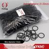 Black Temperature-Resistant Fluororubber O-ring, Outer Diameter: 21-30mm X 3.1mm