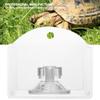 Acrylic Tortoise Basin Bath Drinking Feeding Box Reptile Lizard Automatic Drinker Fountain Supplies
