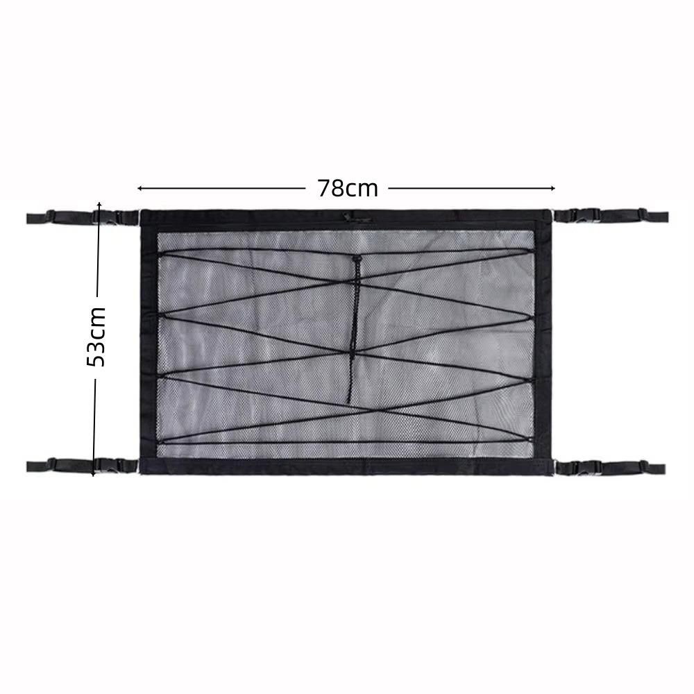 Mesh Style Car Ceiling Storage Net Polyester Auto Roof Organizer Hanging Storage Bag for Travel