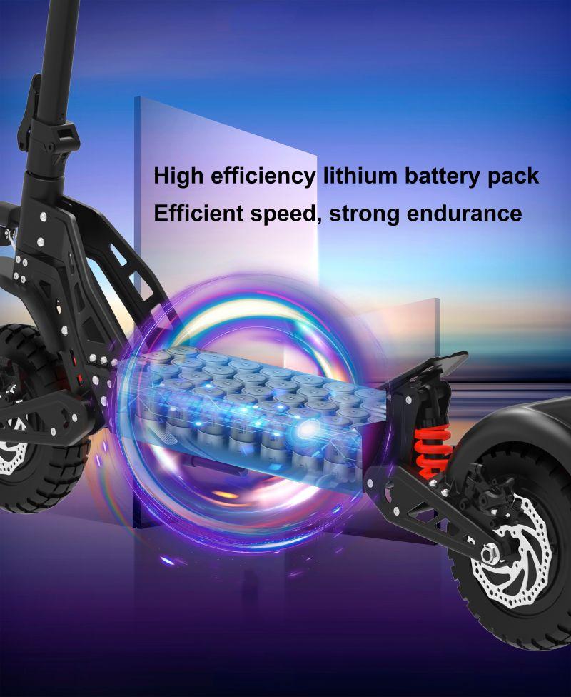 DriveTron DT10 Adult Electric Scooter, 31 Mph, Dual Disc Brakes + EABS, Dual Spring Suspension, NFC,48V 15.6Ah 1000W