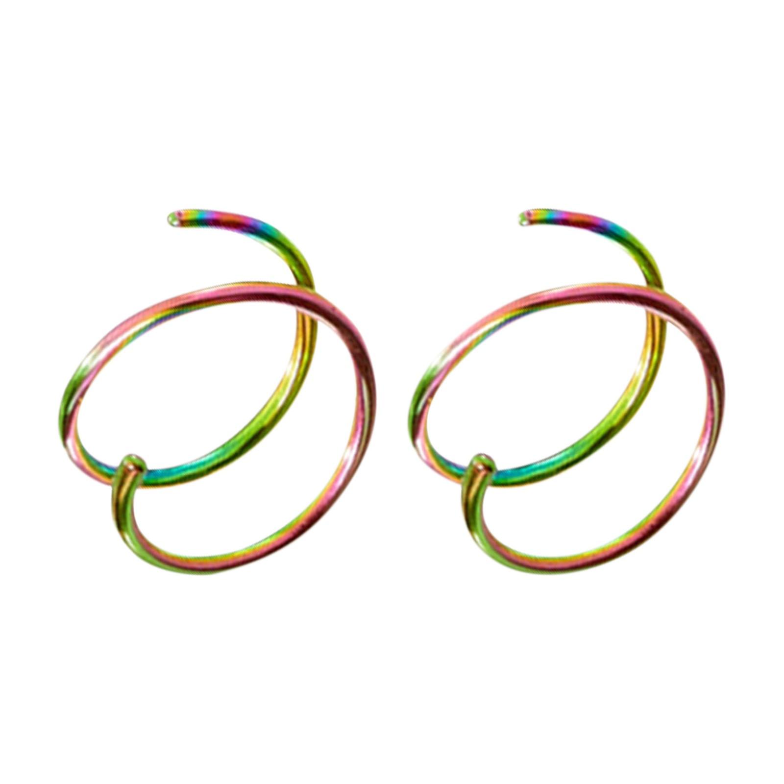 

Женщины Спиральное кольцо в носу Пирсинг Кольца в носу Девушки Кольца в носу Ювелирные изделия для пирсинга носа One Size зелёный