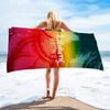 Hello Summer Beach Towel Large Gym Tapestries Sport Pool,Yoga Towel,Fashion Mat Summer Surf Robe Blanket