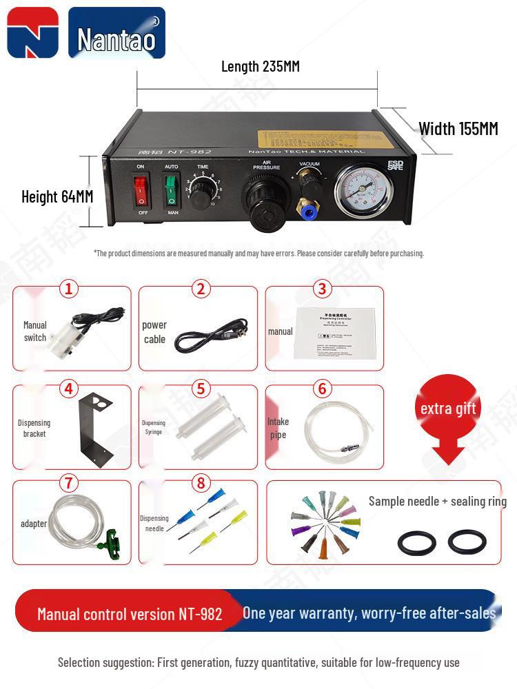 Nan Tao 982 Automatic Pneumatic AB Glue and Silicone Dispensing Machine