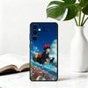 K-Kikis D-Delivery KDS S-Service Phone Case Black Silicone Soft For Samsung Galaxy A73,A72,A71,A70,A53,A52,A51
