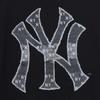 MLB Unisex Loose Faux Denim Back Label Short Sleeve Tee 3ATSM0663