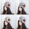 Atmosphere Handwoven Flower Baotou Hat Female Early Autumn Hollow Fairy Wind Sweet Versatile Wool Hat Tide