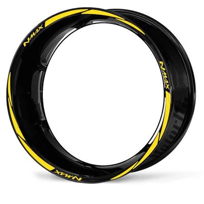 Motorcycle Wheel Rim Sticker Wheel Decal Fit For Yamaha NMAX125 NMAX155 NMAX160 N-MAX N