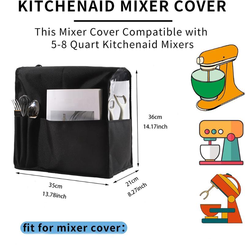 Household Waterproof Kitchen Accessories Blender Dust Cover For Kitchen Standing Mixer Machine Supplies Mixer Dust Proof Cover