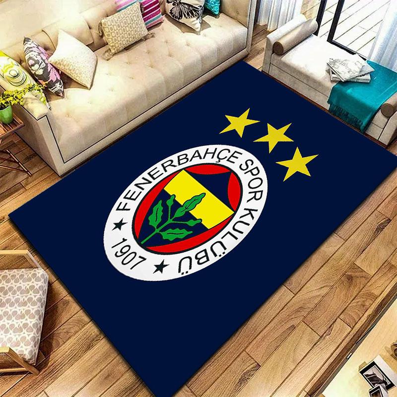 Fenerbahçe Sports Club Carpet Rug for Living Room Bedroom Home Sofa Decoration,Kids play Non-slip Floor Mat