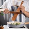 2 Piece Skinny Spurtle for Sourdough Starter, Mixing, Reaching Bottom of Jar, Dough Whisk, Wooden Spatula Kitchen Tool