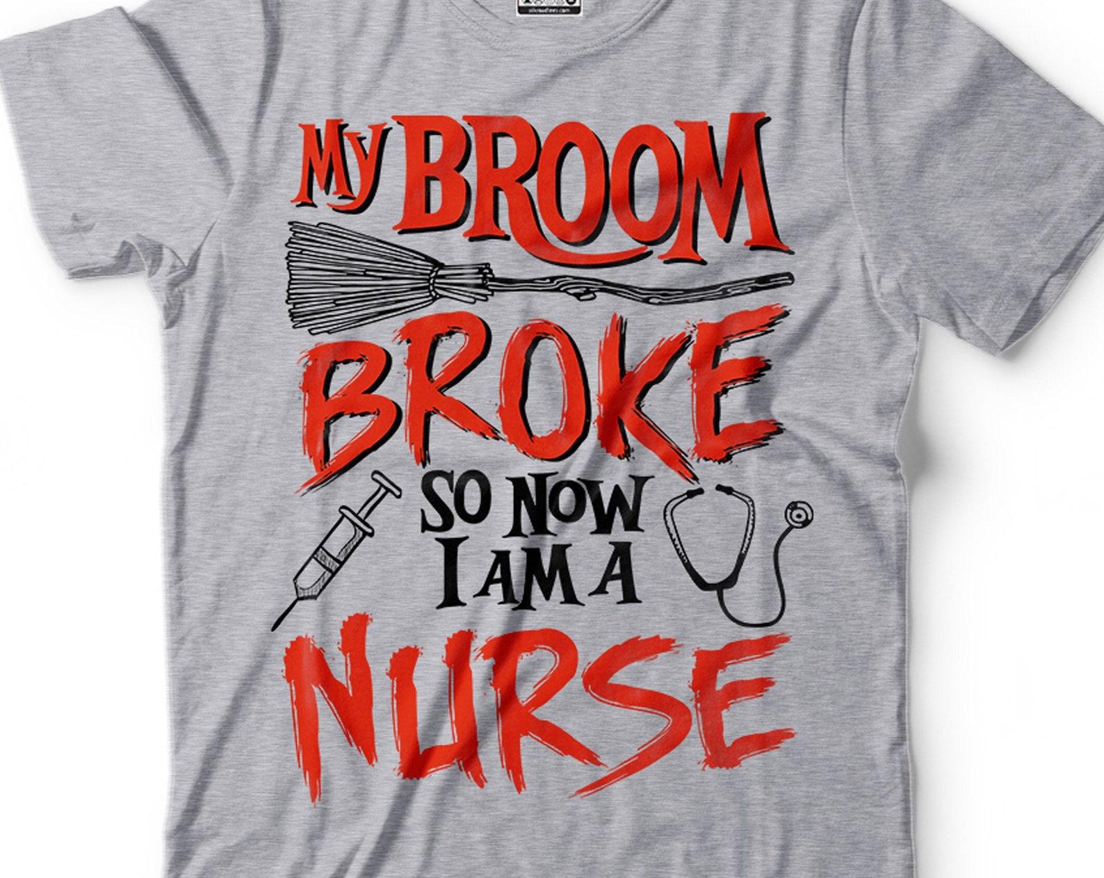 Funny Nurse Halloween T-Shirt: Costume Party Tee for Women L