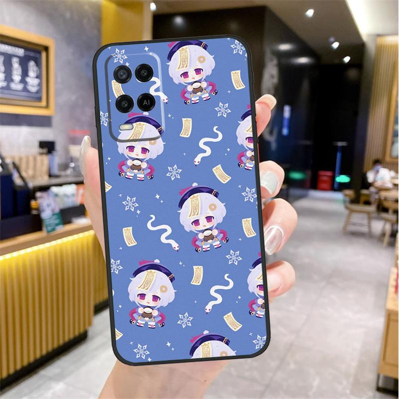 Genshin Impact Qiqi Case For Oppo A74 A54 A94 A78 A98 A18 A60 A80 A40 A38 A58 A96 A76 A16 A15 A17 A57 A77 A5 Pro